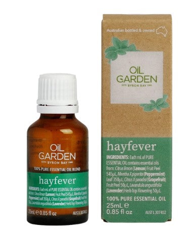 Oil Garden Hay Fever Relief Essential Oil Blend 25ml