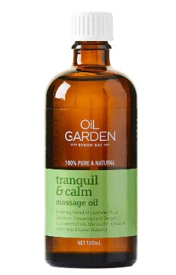 Oil Garden Tranquil & Calm Massage Oil Blend 100ml
