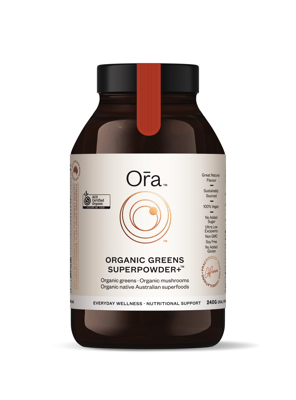Ora Health Organic Greens SuperPowder+ 240g