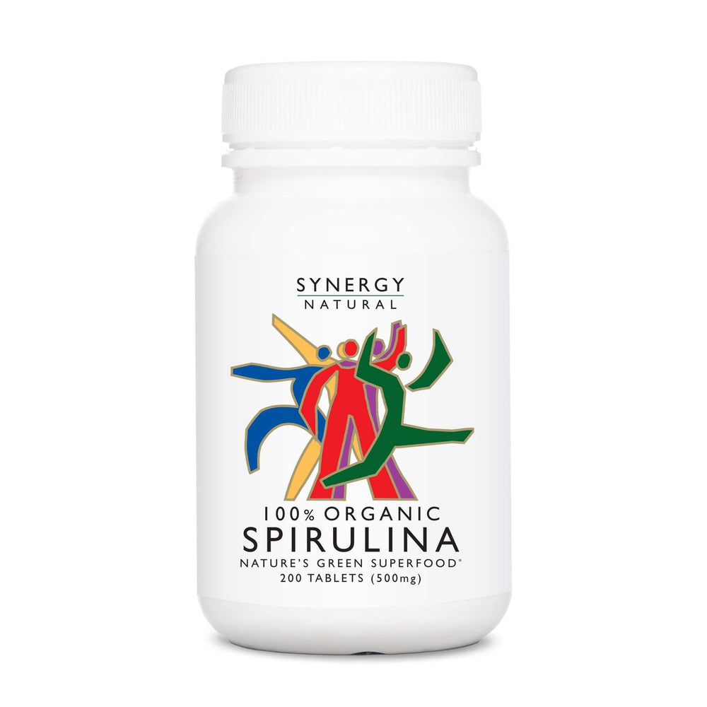 Synergy Natural Organic Spirulina 200Tabs - Luxe Tribe Wellness Dispensary