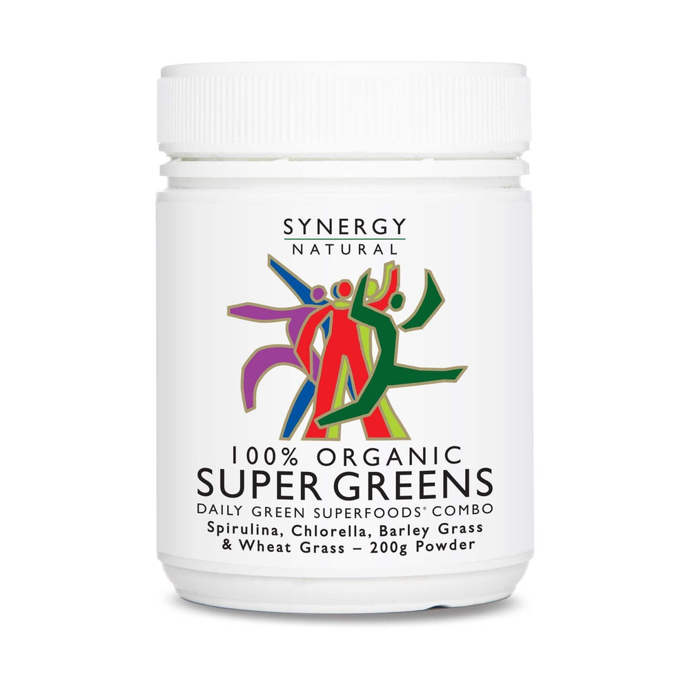 Synergy Natural Organic Super Greens Powder 200g - Luxe Tribe Wellness Dispensary