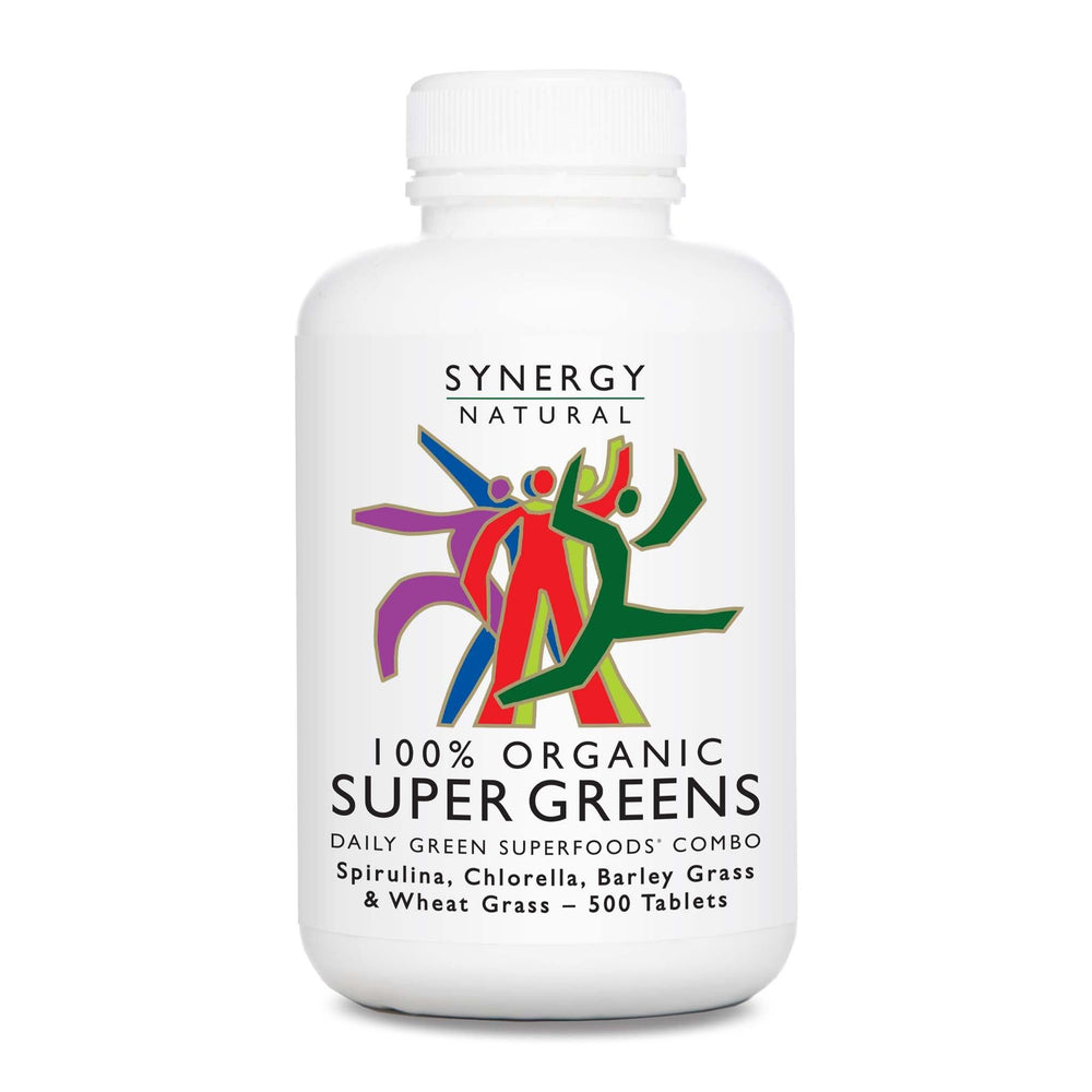 Synergy Natural Organic Super Greens 500Tabs - Luxe Tribe Wellness Dispensary