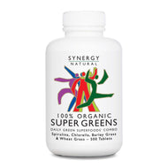 Synergy Natural Organic Super Greens 500Tabs - Luxe Tribe Wellness Dispensary