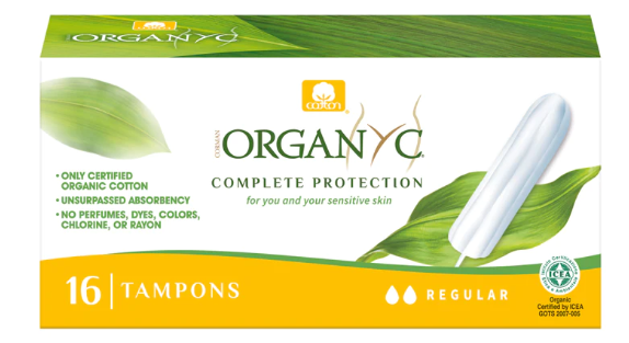 Organyc Organic Tampons Regular 16 Pack