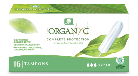 Organyc Organic Tampons Super 16 Pack