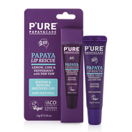 P'URE PapayaCare Papaya Lip Rescue Balm 10g - Luxe Tribe Wellness Dispensary