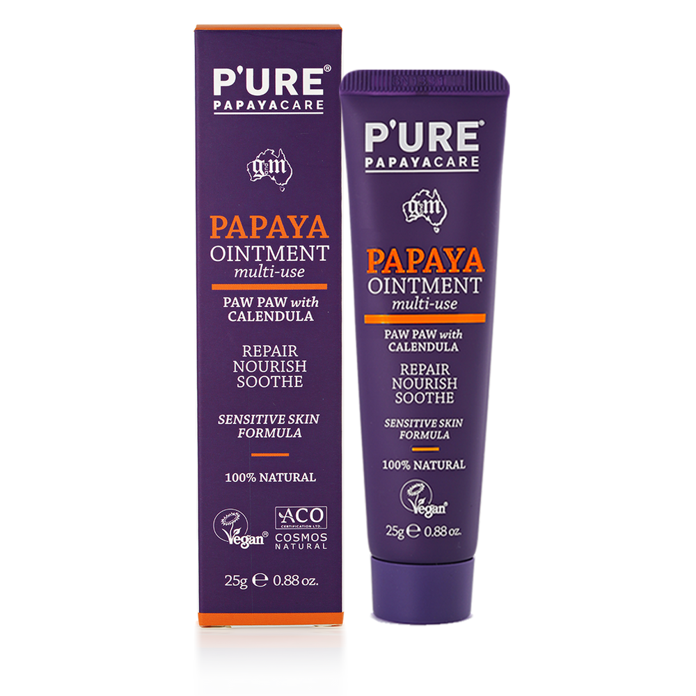 P'URE PapayaCare Papaya Ointment Multi-Use 25g - Luxe Tribe Wellness Dispensary