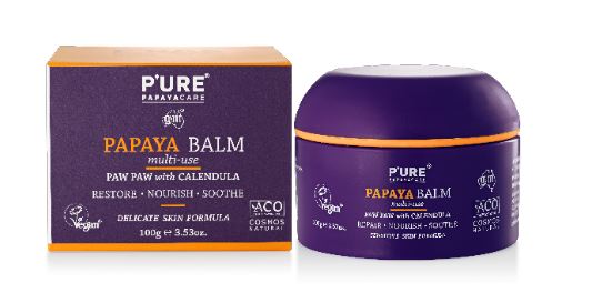 P'URE PapayaCare Papaya Balm Multi-Use 100g