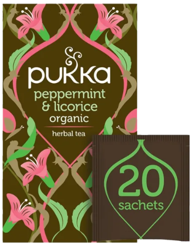 Pukka Peppermint & Licorice Tea 20 Pack