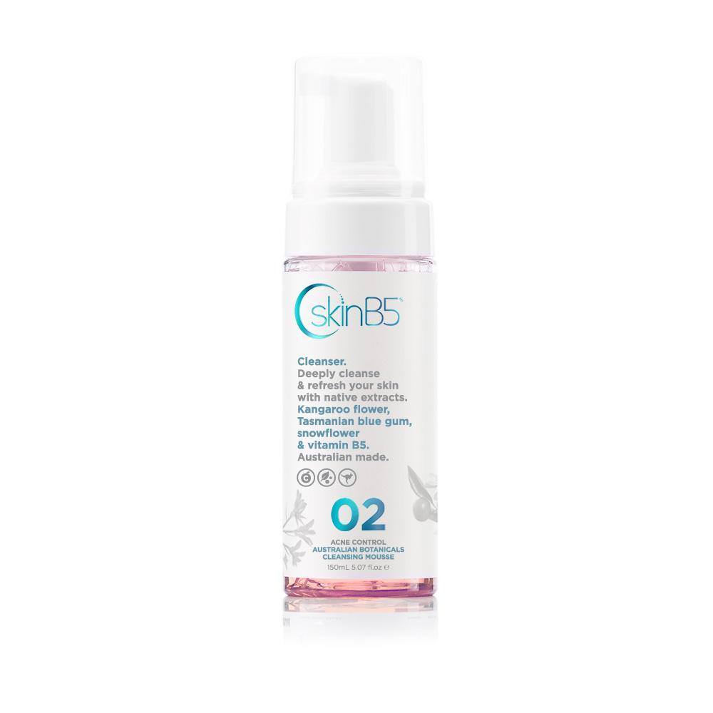 Skin B5 Acne Control Australian Botanicals Cleansing Mousse 150ml ANY 3x LESS 5% - Luxe Tribe Wellness Dispensary