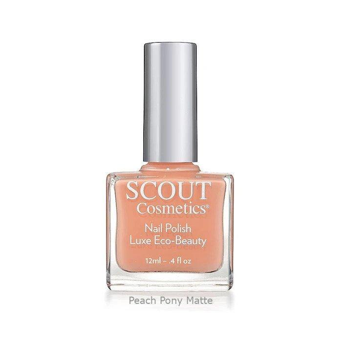 Scout Cosmetics Peach Pony Matte Nail Polish 12ml - Luxe Tribe Wellness Dispensary