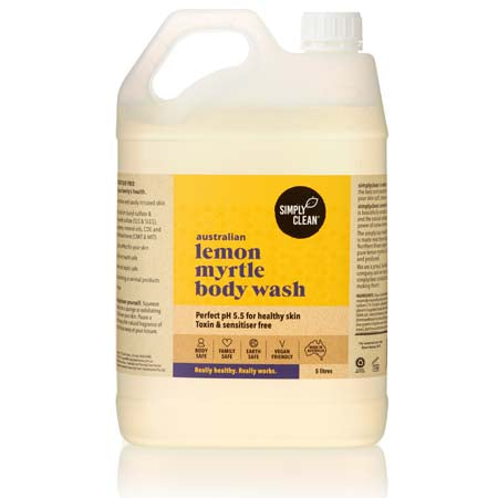 Simply Clean Australian Lemon Myrtle Body Wash 5L
