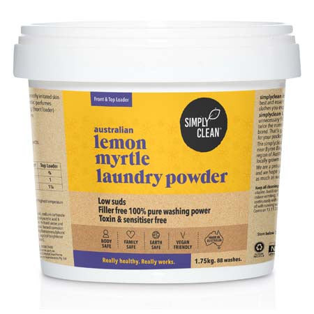Simply Clean Australian Lemon Myrtle Laundry Powder 1.75kg
