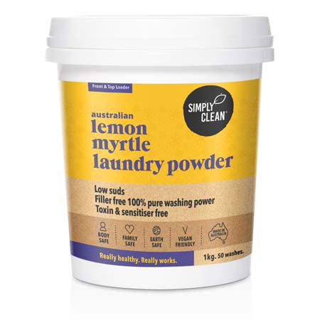 Simply Clean Australian Lemon Myrtle Laundry Powder 1kg