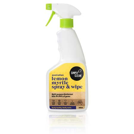 Simply Clean Australian Lemon Myrtle Spray & Wipe 500ml