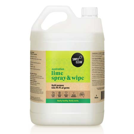 Simply Clean Australian Lime Spray & Wipe 5L