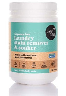 Simply Clean Laundry Stain Remover & Soaker Fragrance Free 1kg