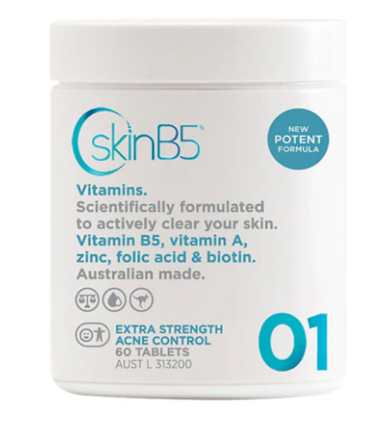 Skin B5 Extra Strength Acne Control Vitamins 60Tabs