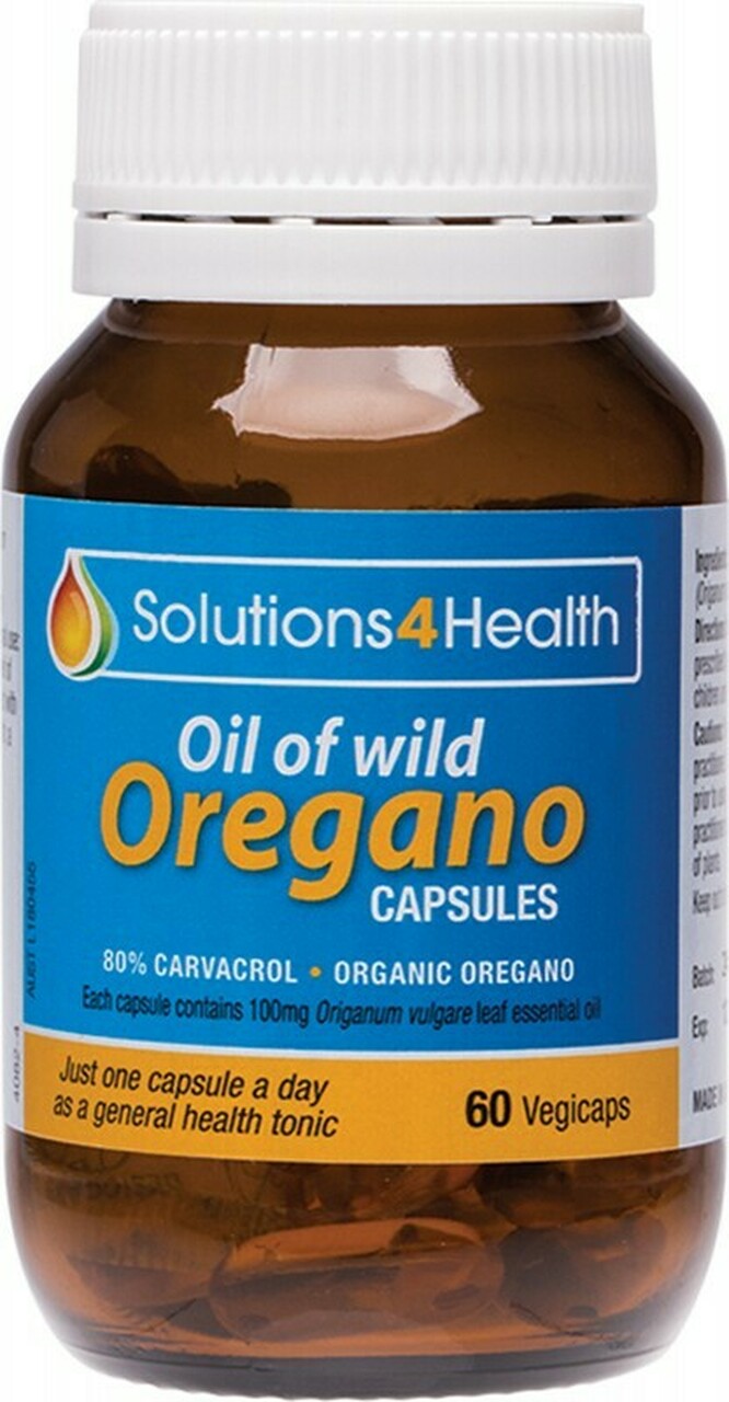 Solutions 4 Health Oil Of Wild Oregano 60Caps
