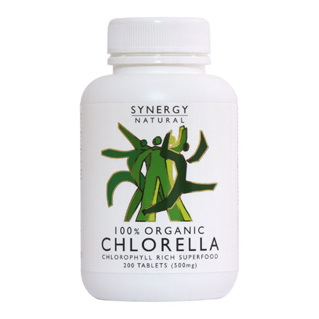 Synergy Natural Organic Chlorella 200Tabs