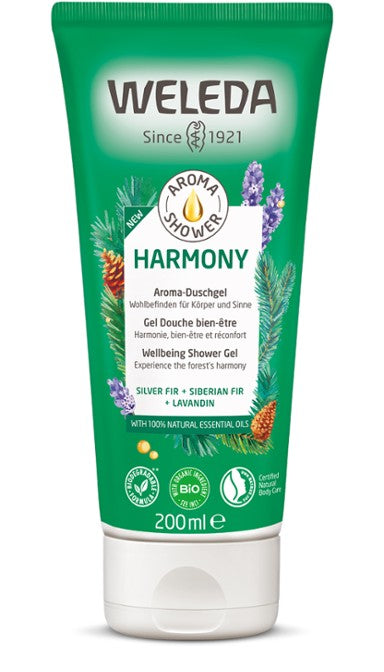 Weleda Aroma Shower Harmony Wellbeing Shower Gel 200ml
