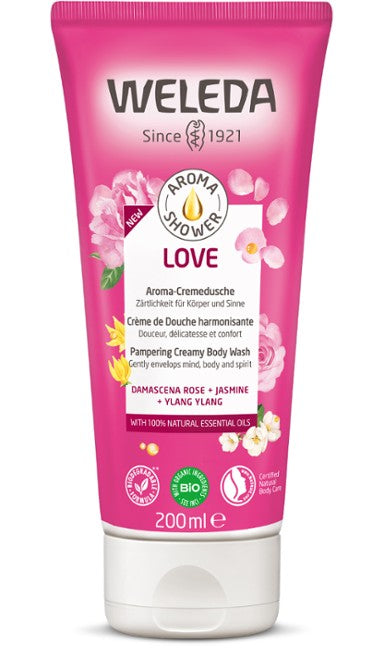 Weleda Aroma Shower Love Pampering Creamy Body Wash 200ml