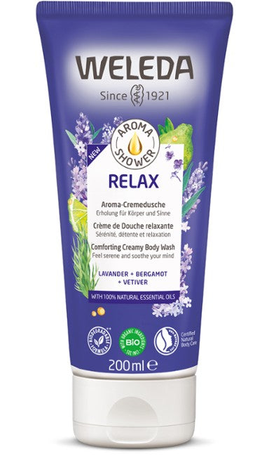 Weleda Aroma Shower Relax Comforting Creamy Body Wash 200ml