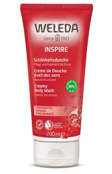 Weleda Inspire Creamy Body Wash Pomegranate 200ml