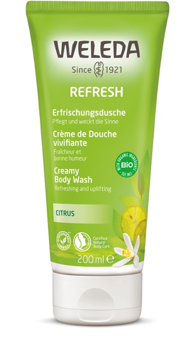 Weleda Refresh Creamy Body Wash Citrus 200ml