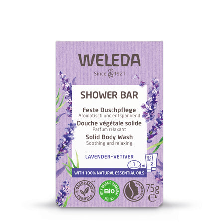 Weleda Shower Bar Lavender & Vetiver 75g