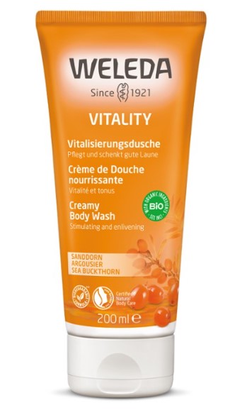 Weleda Vitality Creamy Body Wash Sea Buckthorn 200ml