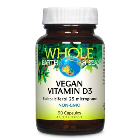 Whole Earth & Sea Vegan Vitamin D3 90Caps