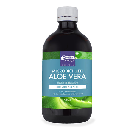 Wonder Foods Microdistilled Aloe Vera 500ml