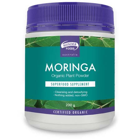 Wonder Foods Moringa Organic Plant Powder 200g