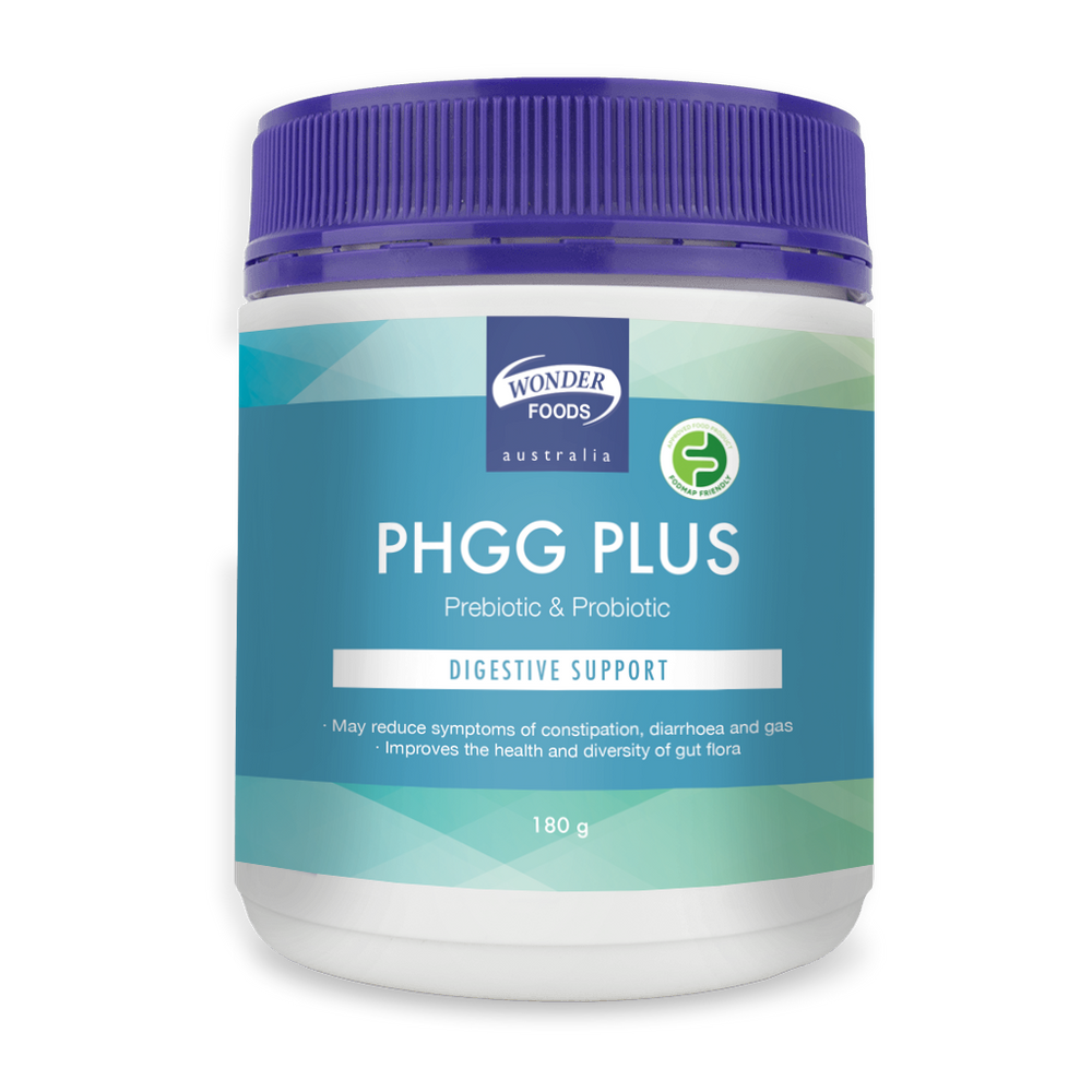 Wonder Foods PHGG Plus Prebiotic & Probiotic 180g