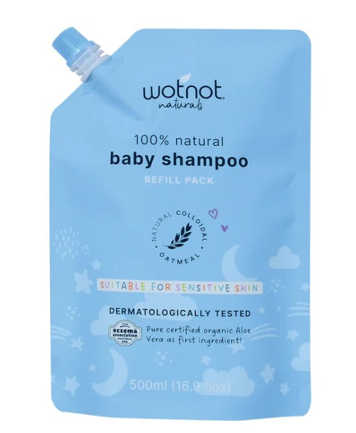 WotNot 100% Natural Baby Shampoo Refill 500ml