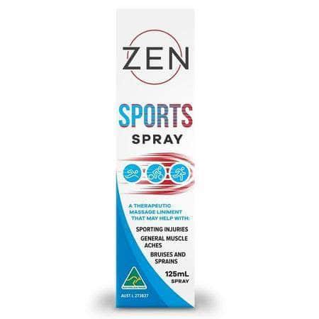 Zen By Martin & Pleasance Sports Spray 125ml - Luxe Tribe Wellness Dispensary