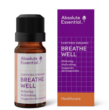 Absolute Essential Certified Organic Breathe Well Essential Oil Blend 10ml