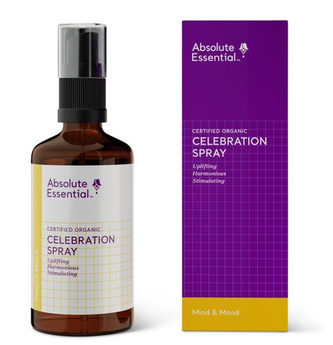 Absolute Essential Certified Organic Celebration Spray Essential Oil Blend 100ml