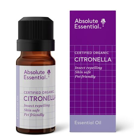 Absolute Essential Certified Organic Citronella Essential Oil 10ml