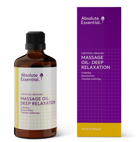 Absolute Essential Certified Organic Deep Relaxation Massage Oil 100ml