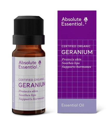 Absolute Essential Certified Organic Geranium Essential Oil 10ml