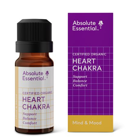 Absolute Essential Certified Organic Heart Chakra Essential Oil Blend 10ml