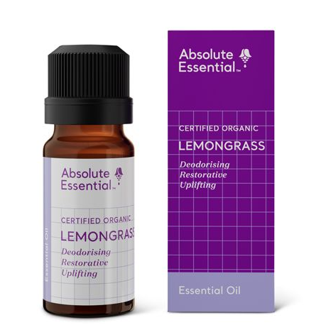 Absolute Essential Certified Organic Lemongrass Essential Oil 10ml