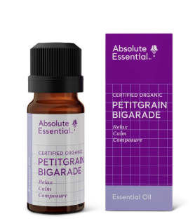 Absolute Essential Certified Organic Petitgrain Bigarade Essential Oil 10ml