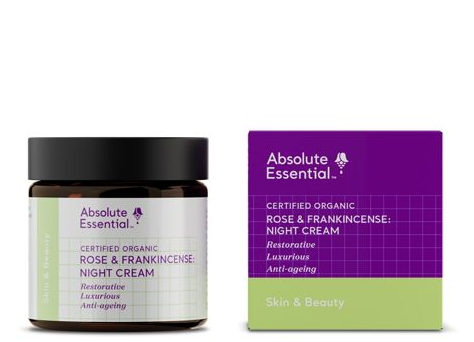 Absolute Essential Certified Organic Rose & Frankincense Night Cream 50ml