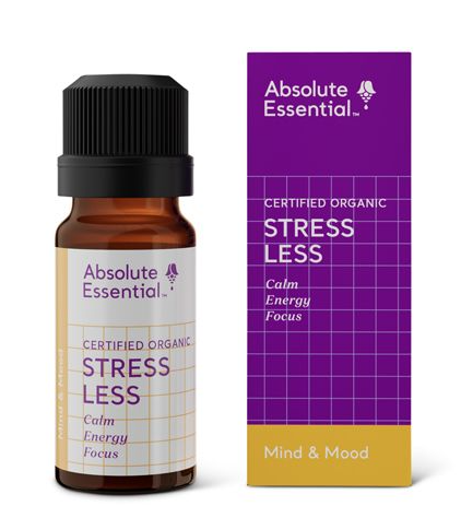 Absolute Essential Certified Organic Stress Less Essential Oil Blend 10ml