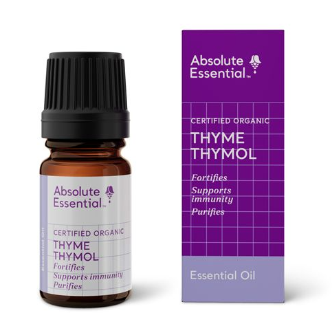 Absolute Essential Certified Organic Thyme Thymol Essential Oil 5ml