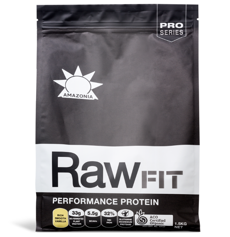 Amazonia RawFIT Plant Protein Perform & Recovery Creamy Vanilla 1.5kg