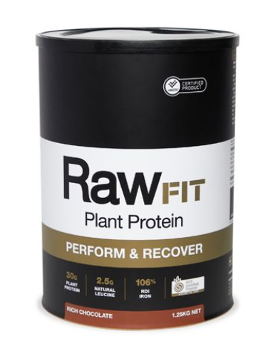 Amazonia RawFIT Plant Protein Perform & Recovery Rich Chocolate 1.25kg